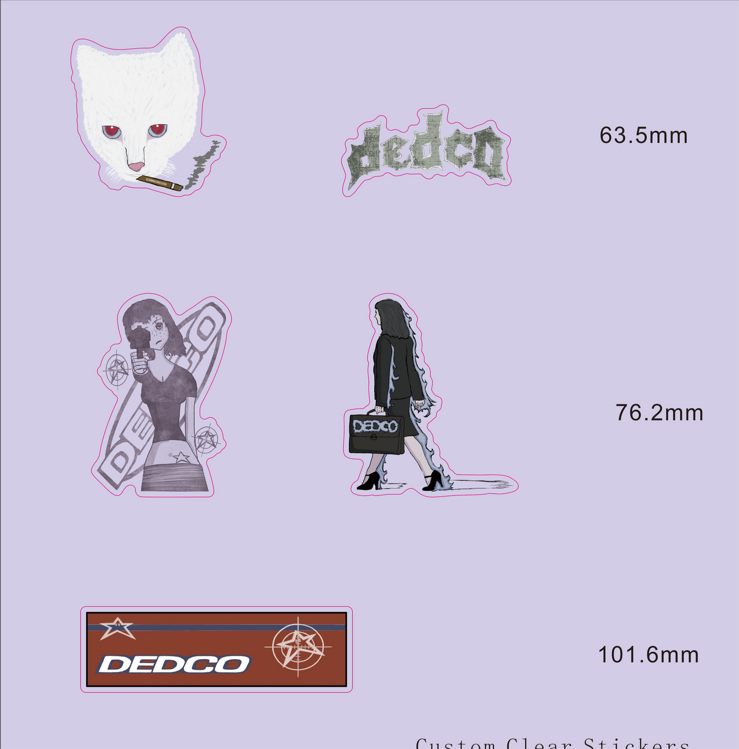 Dedco Jorts + Sticker Pack Bundle!